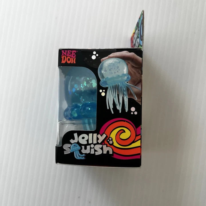 NeeDoh BLUE Jelly Squish Jellyfish Fidget Toy Sensory Stress Relief Squishy NEW