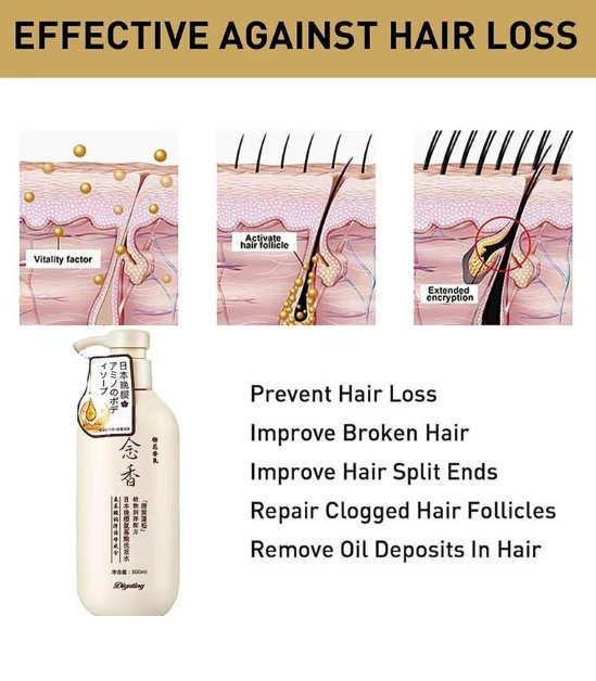 Sakura amino acid shampoo 300ml bottle with pump - product details
