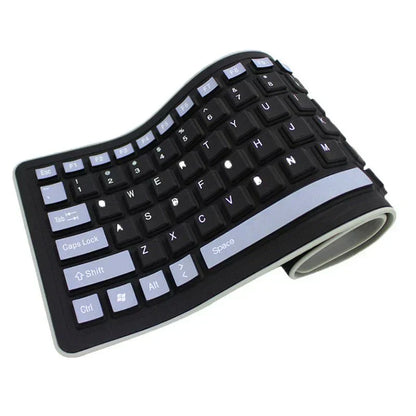 Curved ergonomic keyboard for comfortable typing