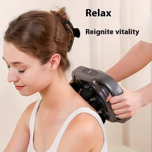 Six-head fascial massage gun muscle recovery