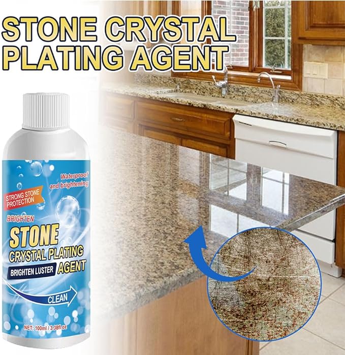 Stone Stain Remover Cleaner water-based gel for rust and oil stains
