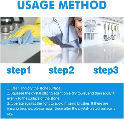 Kitchen marble oil and grease stain cleaner