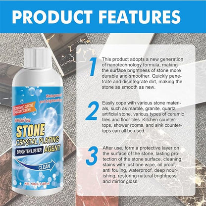 Marble and stone stain remover for kitchen countertops