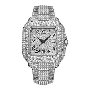 Hip hop quartz watch packaging and dial