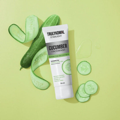 Truly Komal Starlight cucumber face wash